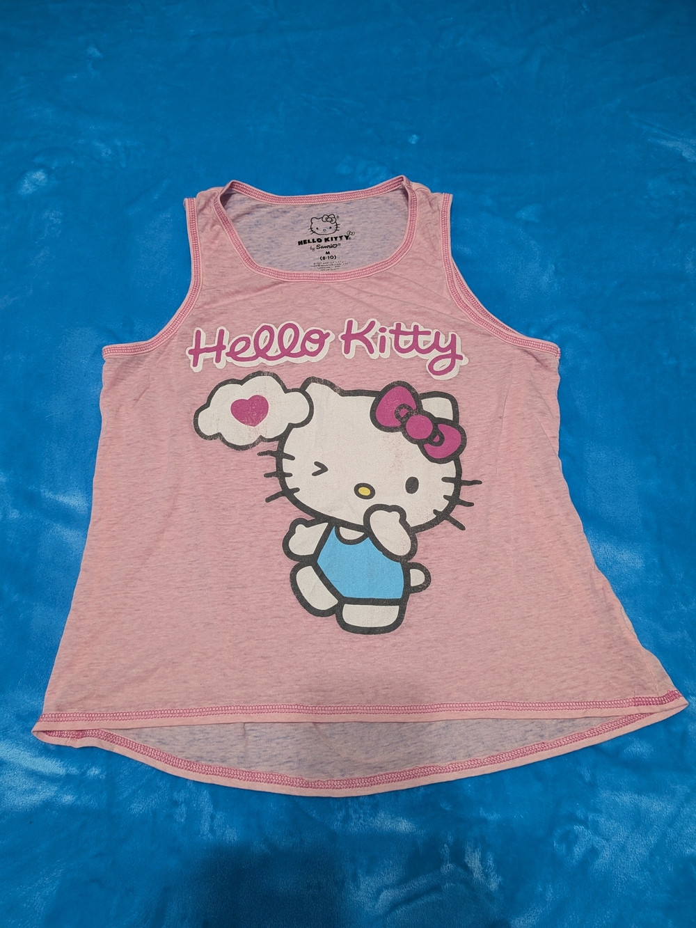 Hello Kitty Pink & Blue Graphic Tank Top 💖💙